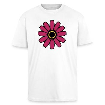 Mother's Day Gift Mother's Day Gift Idea - Unisex Oversized Heavyweight T-shirt - white - Front - Alina (178cm) & Michal (187cm)
