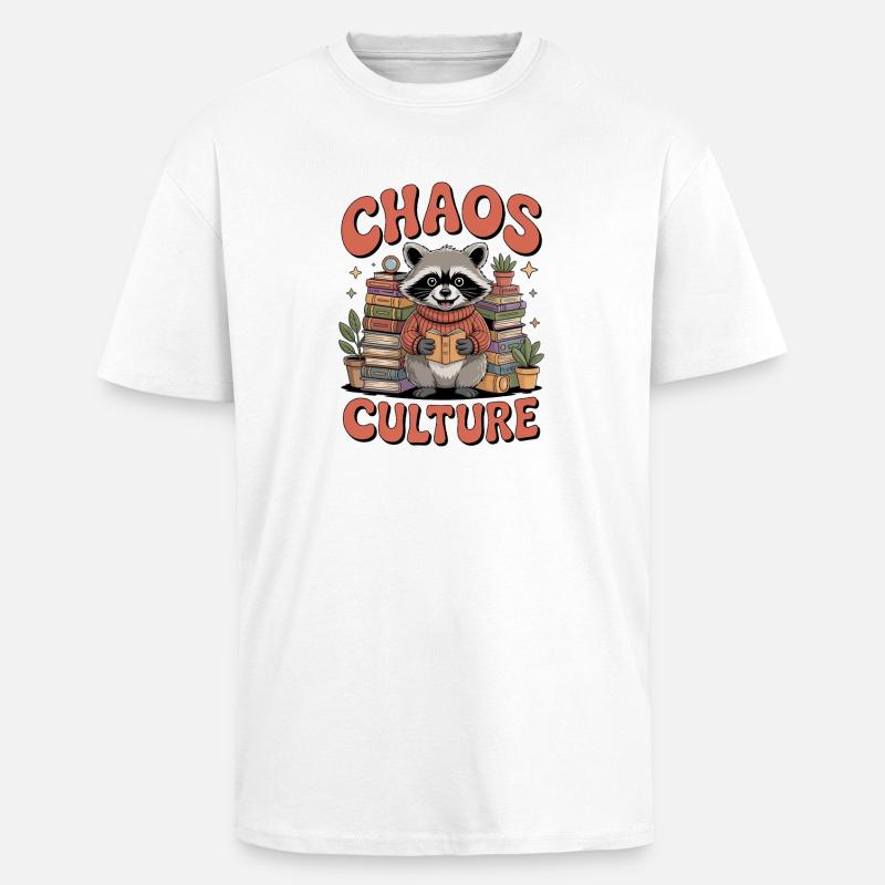 Cluttercore Enthusiast - Oversized Heavyweight Unisex T-Shirt - Weiß