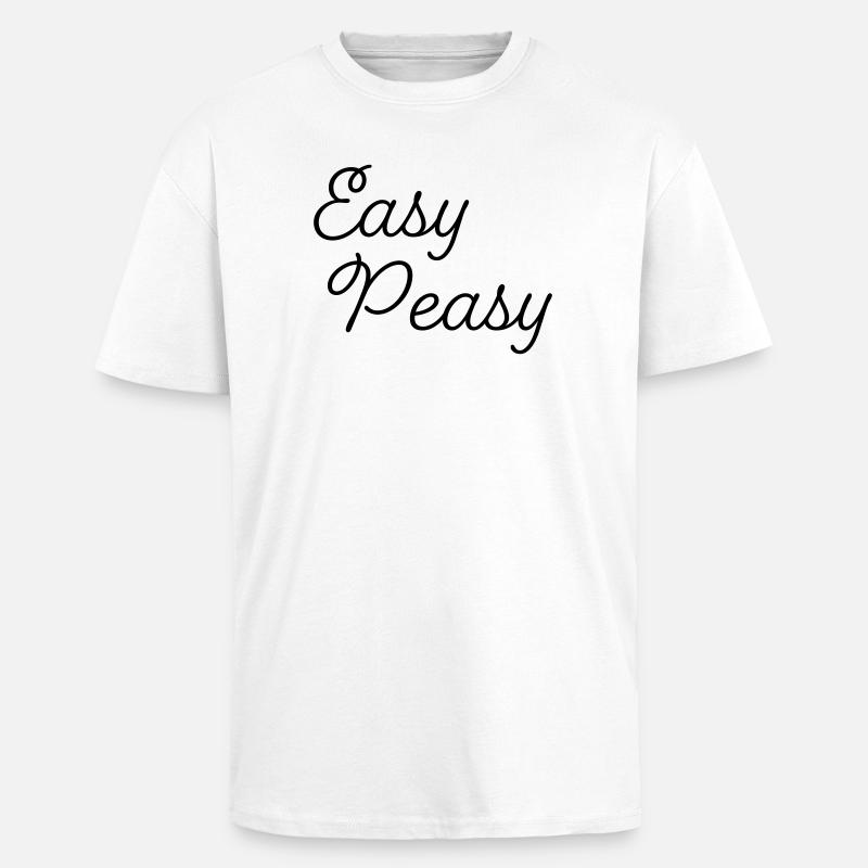 Easy Peasy - Heavy Oversized T-Shirt - white