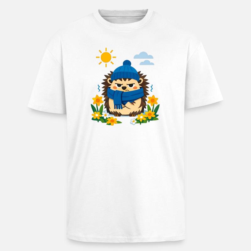 Spring? Not ordered! - Unisex Oversized Heavyweight T-shirt - white