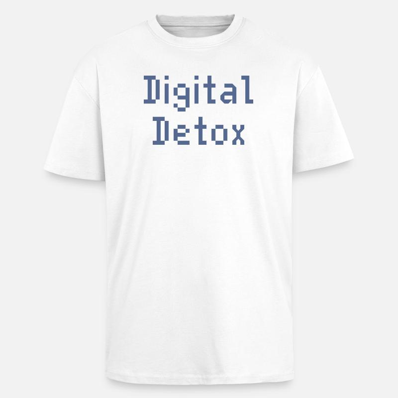 Pixel Grid Digital Toolkit - Oversized Heavyweight Unisex T-Shirt - Weiß