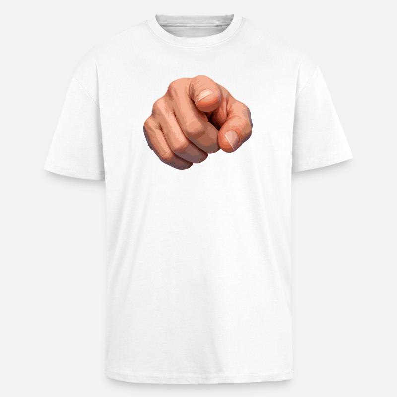 Dotting Clue Illustration - Oversized Heavyweight Unisex T-Shirt - Weiß