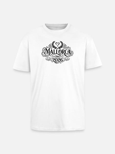 Mallorca 2026 - Unisex Oversized Heavyweight T-shirt - white