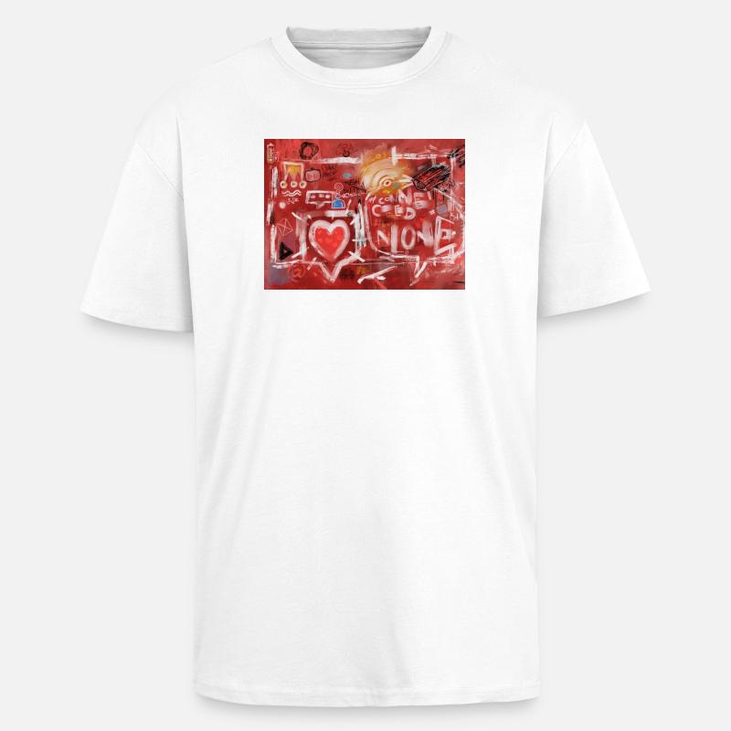 Connected-Alone-Severino-Canepa - Oversized Heavyweight Unisex T-Shirt - Weiß