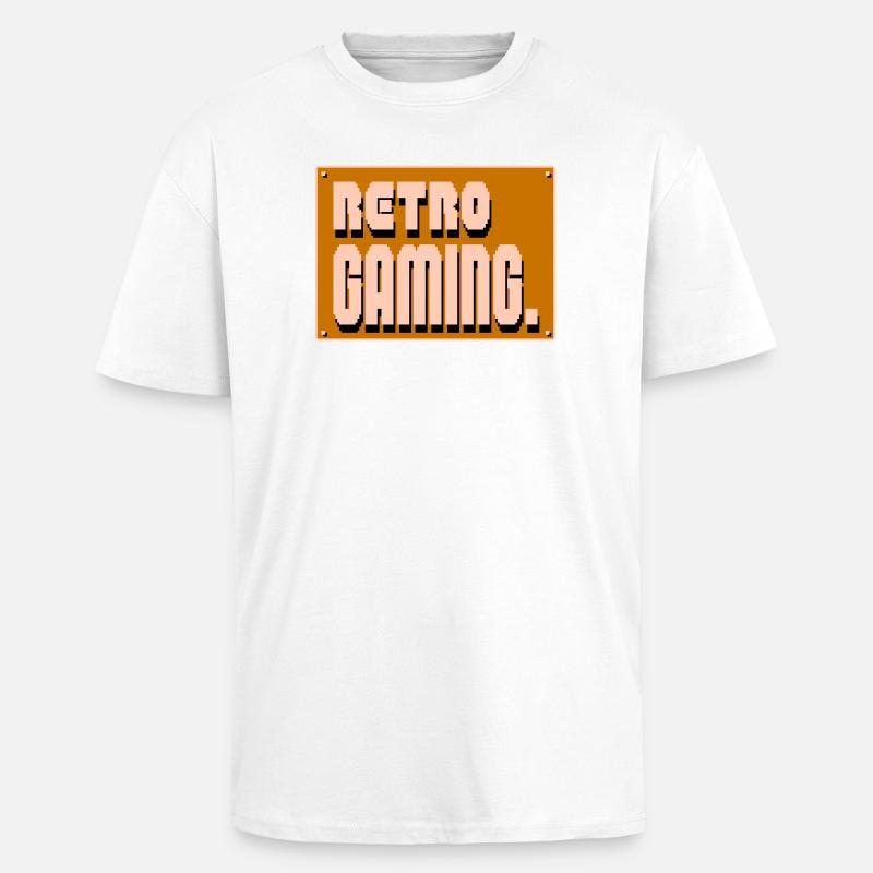 Pixel Art per il gaming retrò - T-shirt unisex oversize pesante - bianco