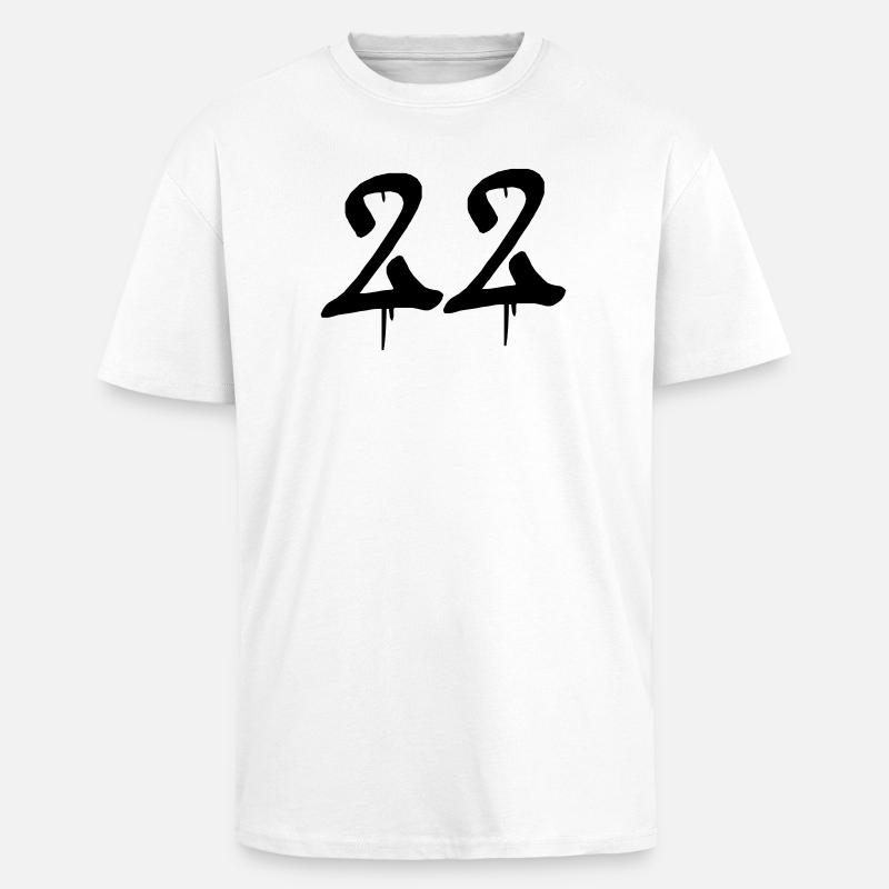 22_graffiti - Oversized Heavyweight Unisex T-Shirt - Weiß
