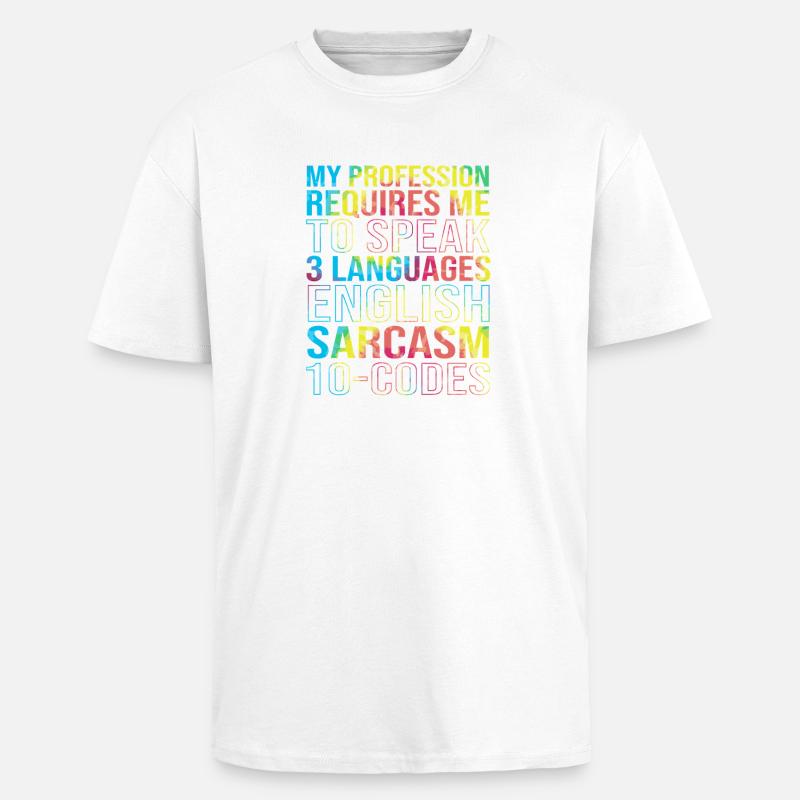 Medical Coder - Unisex Oversized Heavyweight T-shirt - white