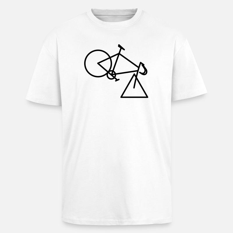 Dreirad - Oversized Heavyweight Unisex T-Shirt - Weiß