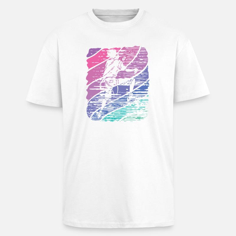 Boulderer Boulder Bouldering - Unisex Oversized Heavyweight T-shirt - white
