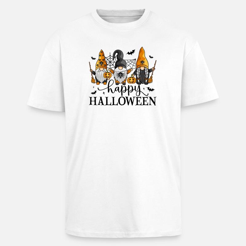 Frohe Halloween-Gnome - Oversized Heavyweight Unisex T-Shirt - Weiß