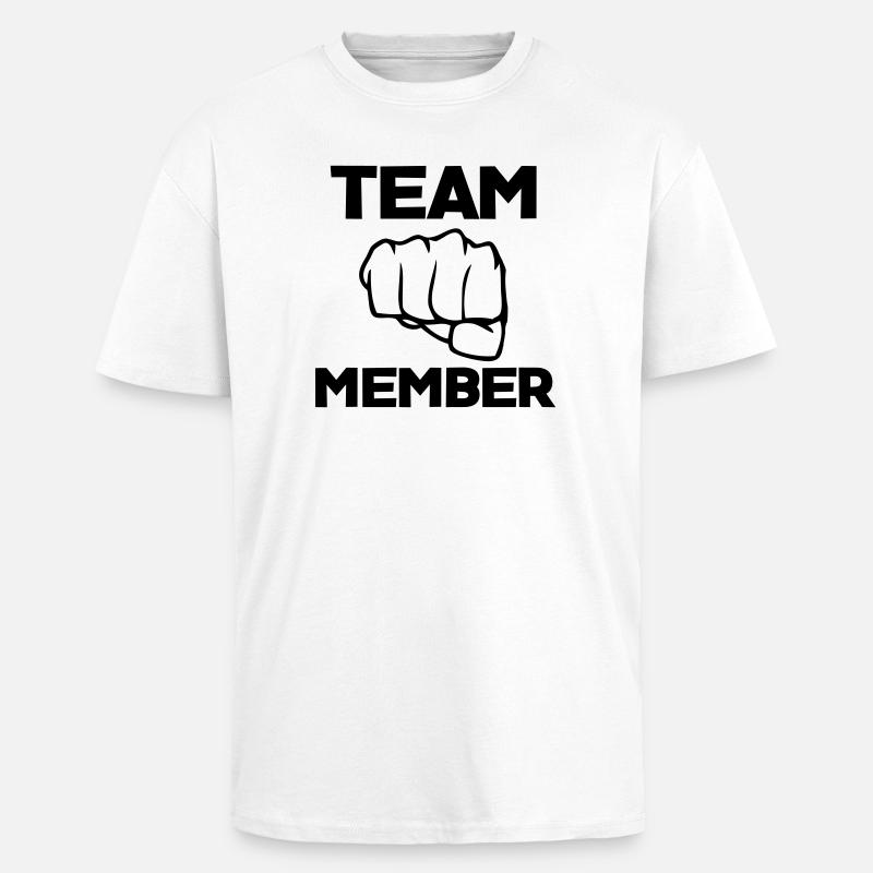 Équipier - T-shirt unisexe oversize épais - blanc