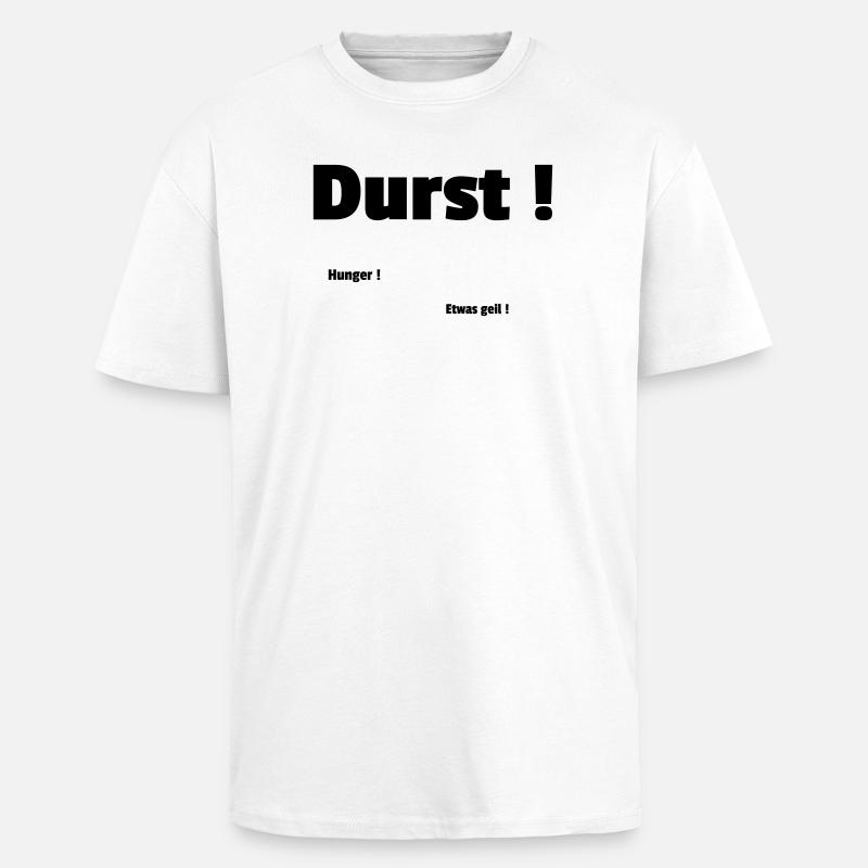Durst - Oversized Heavyweight Unisex T-Shirt - Weiß
