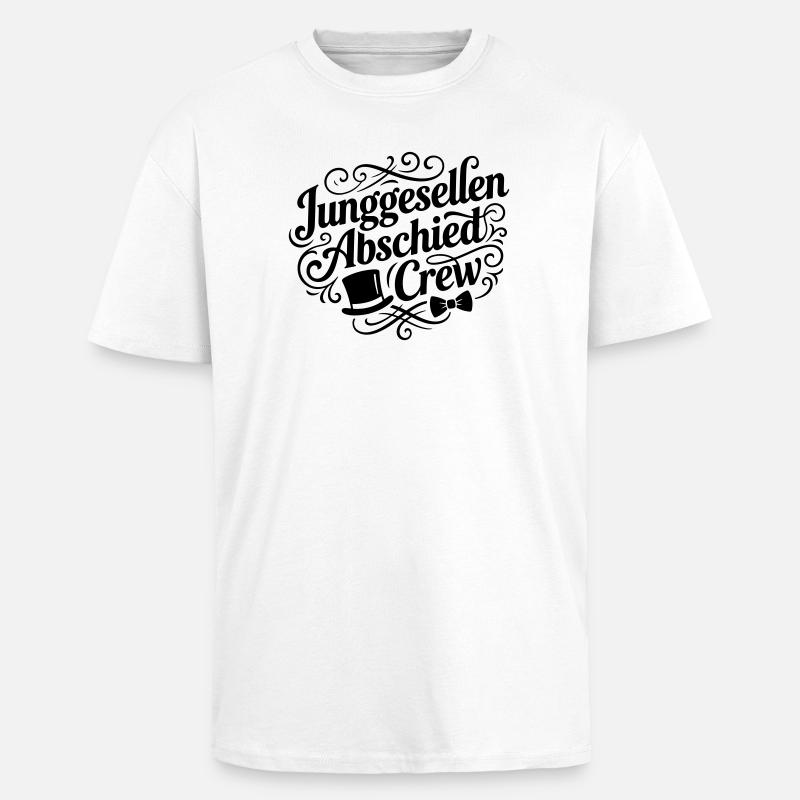 Junggesellenabschied Crew Jga - Oversized Heavyweight Unisex T-Shirt - Weiß