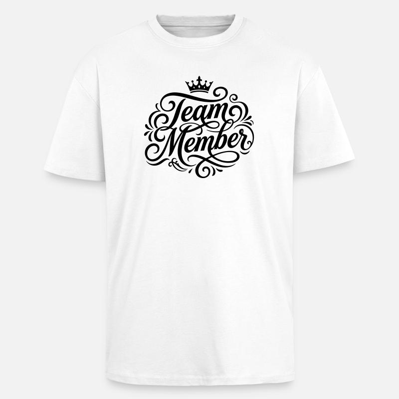 Équipier - T-shirt unisexe oversize épais - blanc
