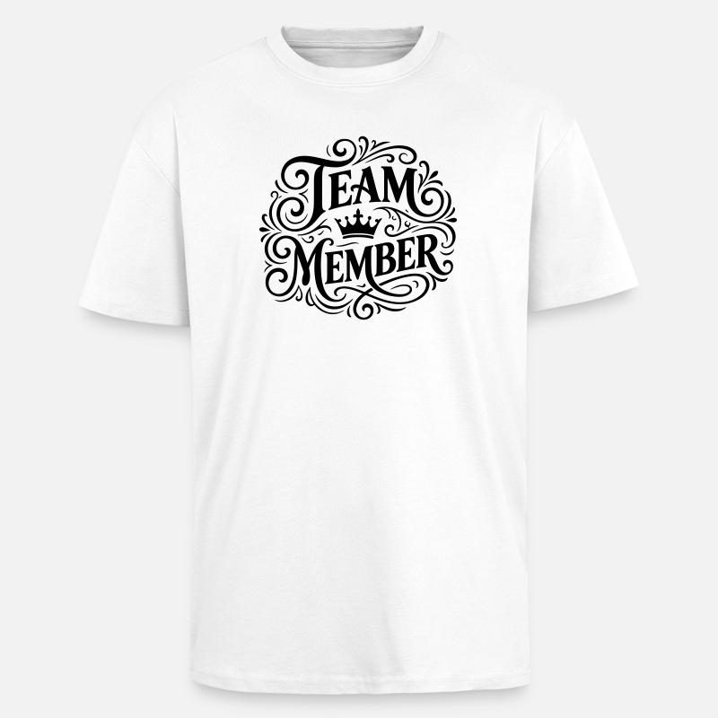 Équipier - T-shirt unisexe oversize épais - blanc