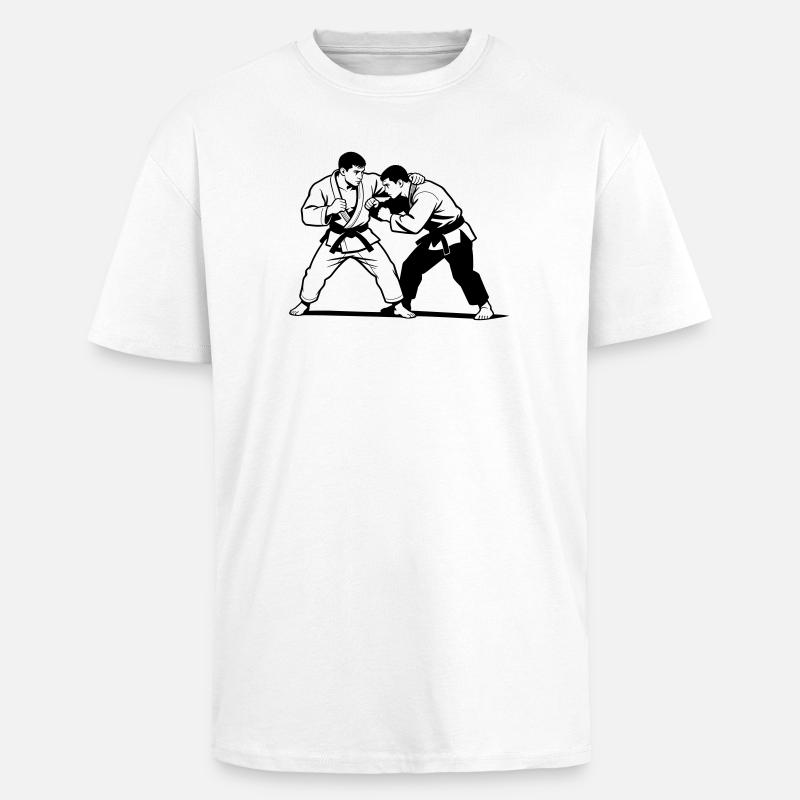 Sambo - Oversized Heavyweight Unisex T-Shirt - Weiß