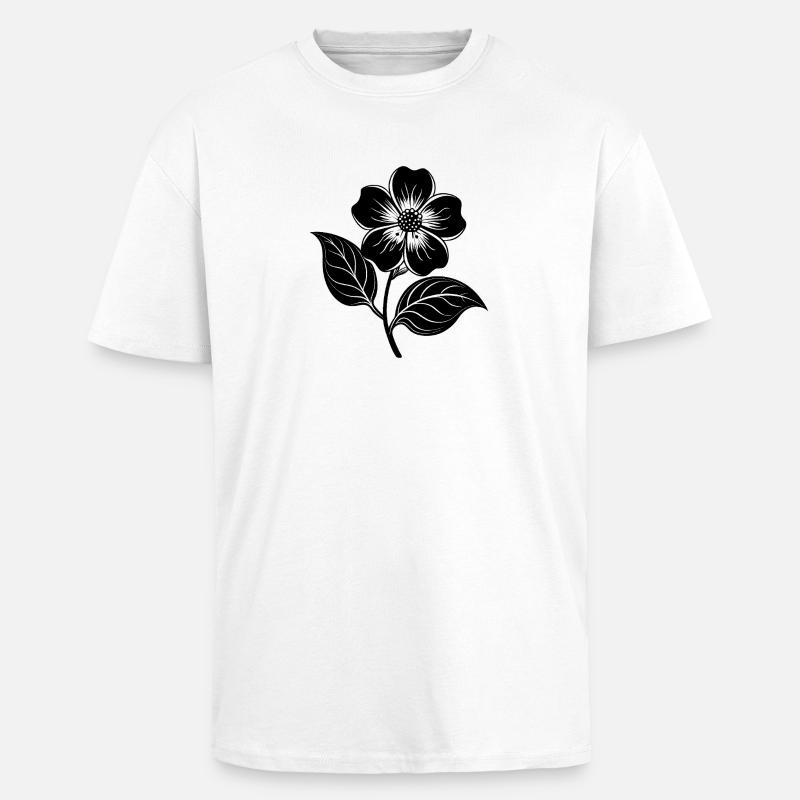 Hartriegelblume - Oversized Heavyweight Unisex T-Shirt - Weiß