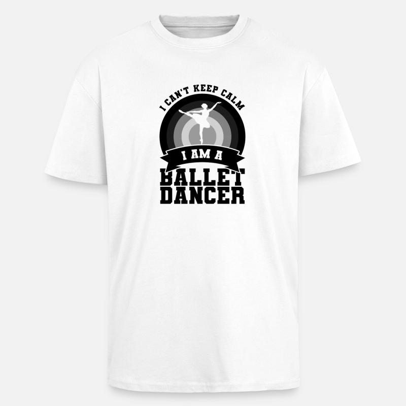 Diction du danseur de ballet - T-shirt unisexe oversize épais - blanc