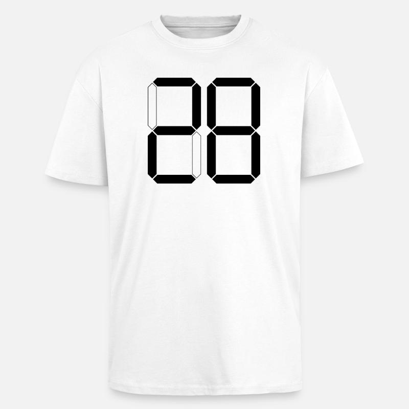 NUMMER 28 Achtundzwanzig Geschenk Digital - Oversized Heavyweight Unisex T-Shirt - Weiß