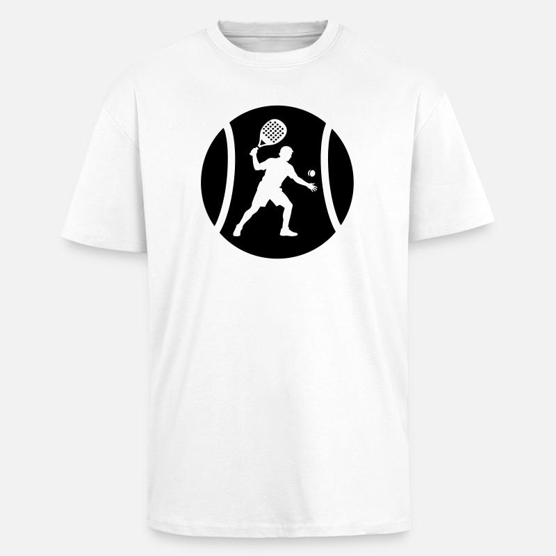 padel - Unisex Oversized Heavyweight T-shirt - white