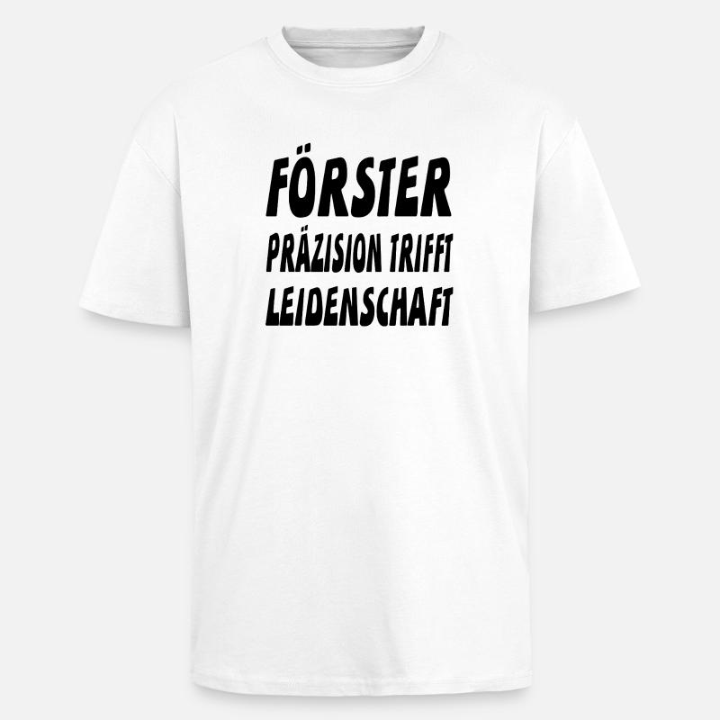 Förster - Oversized Heavyweight Unisex T-Shirt - Weiß