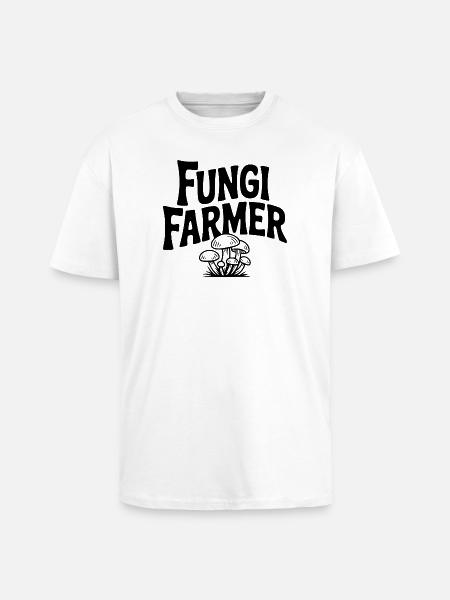 Pilzbauer - Oversized Heavyweight Unisex T-Shirt - Weiß