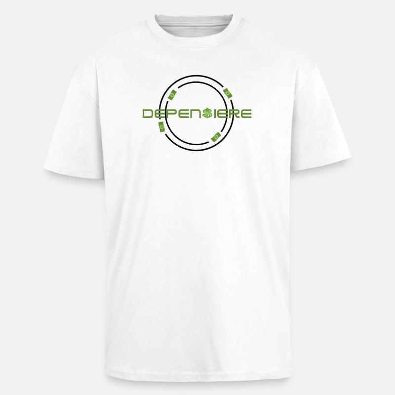 Spender - Unisex Oversized Heavyweight T-shirt - white
