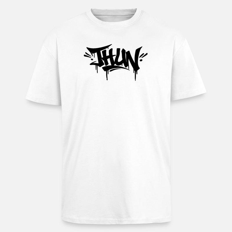 Journée du graffiti de Thun Bern - T-shirt unisexe oversize épais - blanc