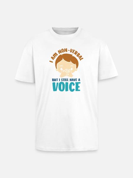 Autism Autistic Asperger's Syndrome - Unisex Oversized Heavyweight T-shirt - white