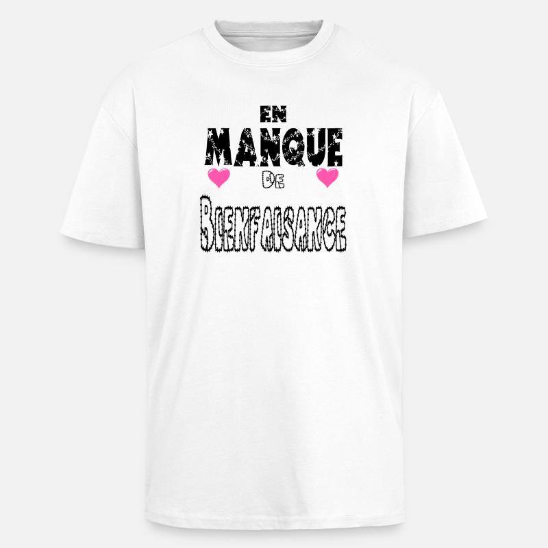In Wohltätigkeitsnot - Oversized Heavyweight Unisex T-Shirt - Weiß