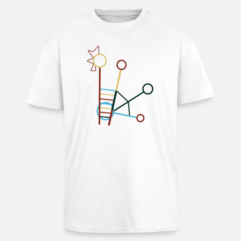 Moldova Chicken - Oversized Heavyweight Unisex T-Shirt - Weiß