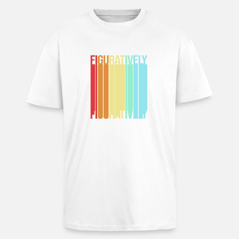 grammar - Unisex Oversized Heavyweight T-shirt - white