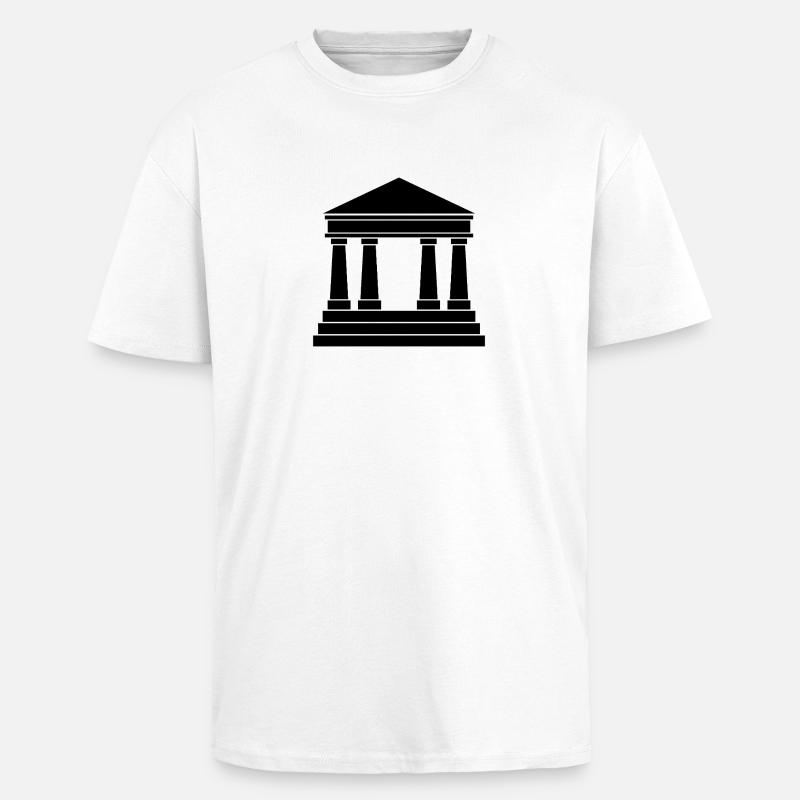 Gericht - Oversized Heavyweight Unisex T-Shirt - Weiß
