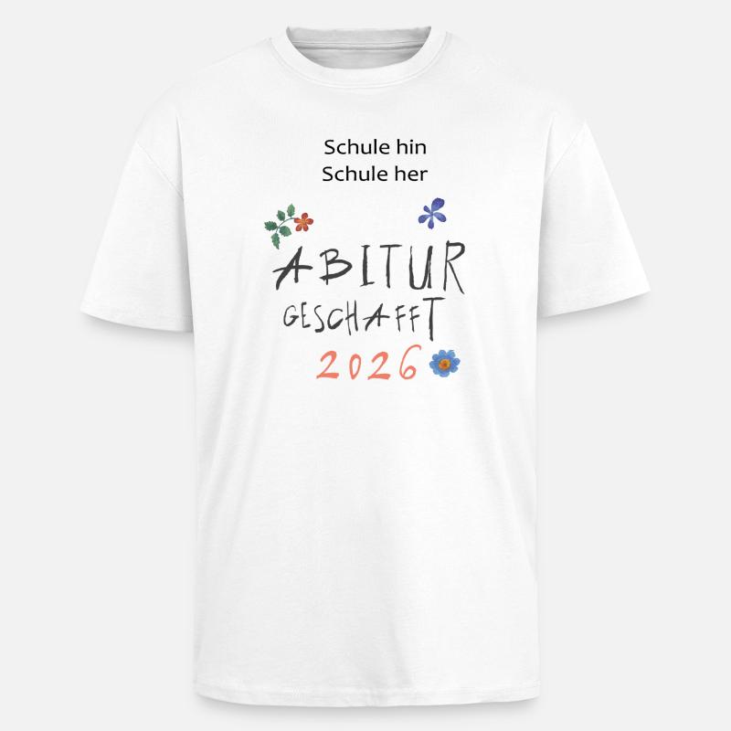 Abitur 2026  - Oversized Heavyweight Unisex T-Shirt - Weiß
