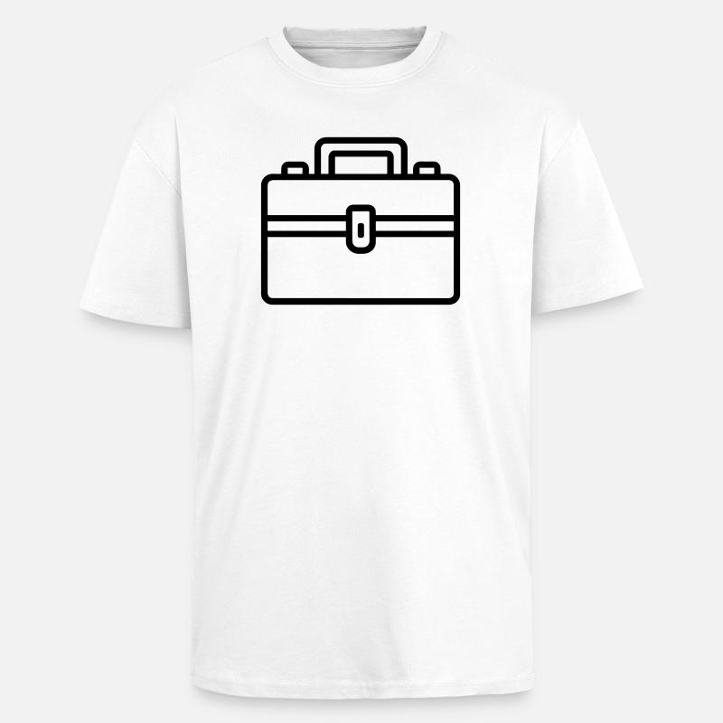 Werkzeugkasten - Oversized Heavyweight Unisex T-Shirt - Weiß