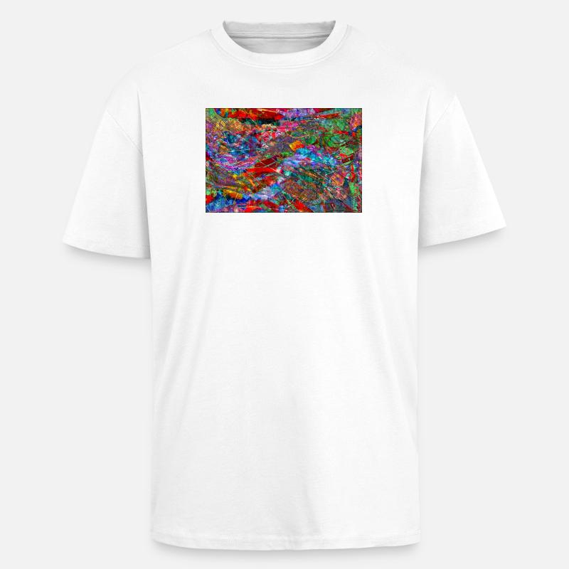 Dissonance - T-shirt unisexe oversize épais - blanc