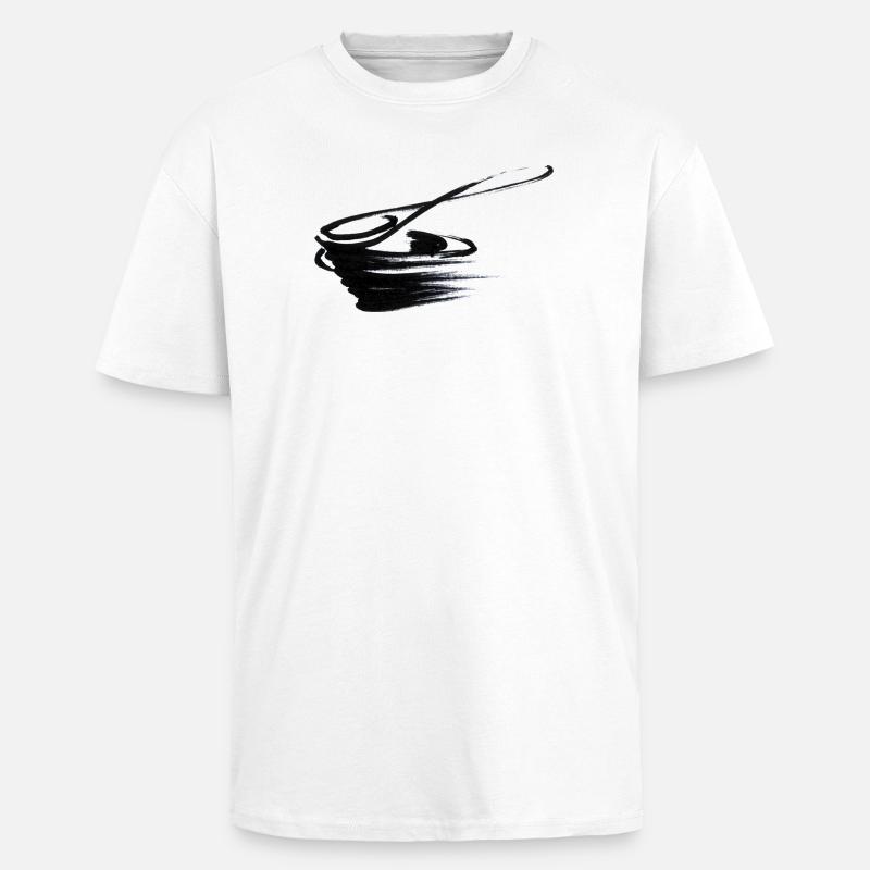 spooncup01 - Unisex Oversized Heavyweight T-shirt - white
