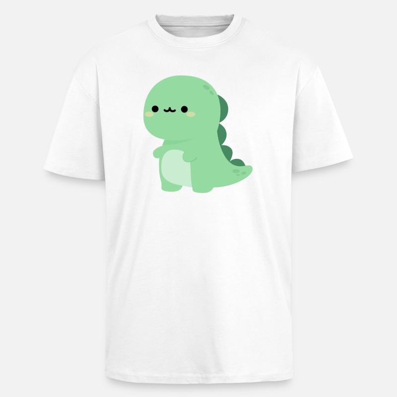 T-rex Rexy - Oversized Heavyweight Unisex T-Shirt - Weiß