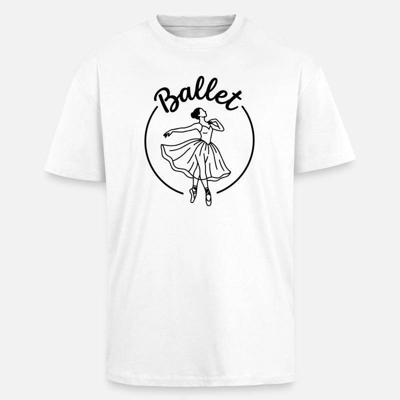 ballet - T-shirt unisexe oversize épais - blanc