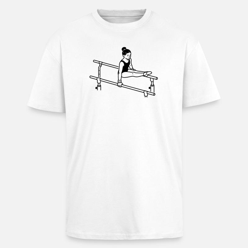 Gymnastik - Oversized Heavyweight Unisex T-Shirt - Weiß