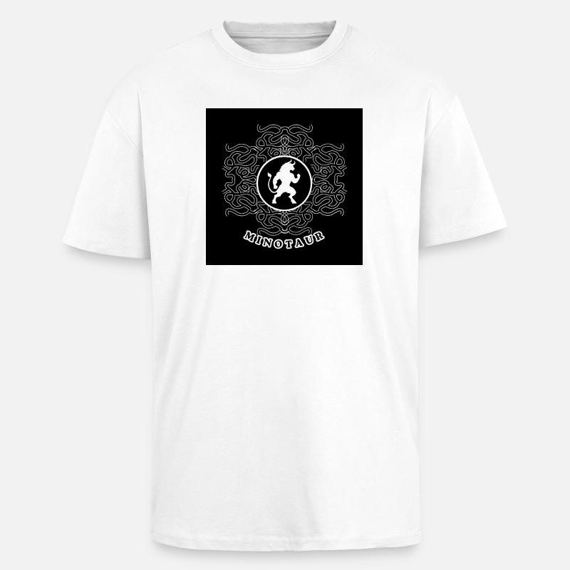 Minotaurus White - Oversized Heavyweight Unisex T-Shirt - Weiß