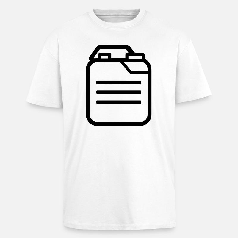 canister - Unisex Oversized Heavyweight T-shirt - white