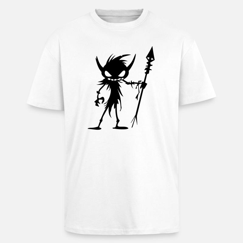 Goblin Orc - Unisex Oversized Heavyweight T-shirt - white