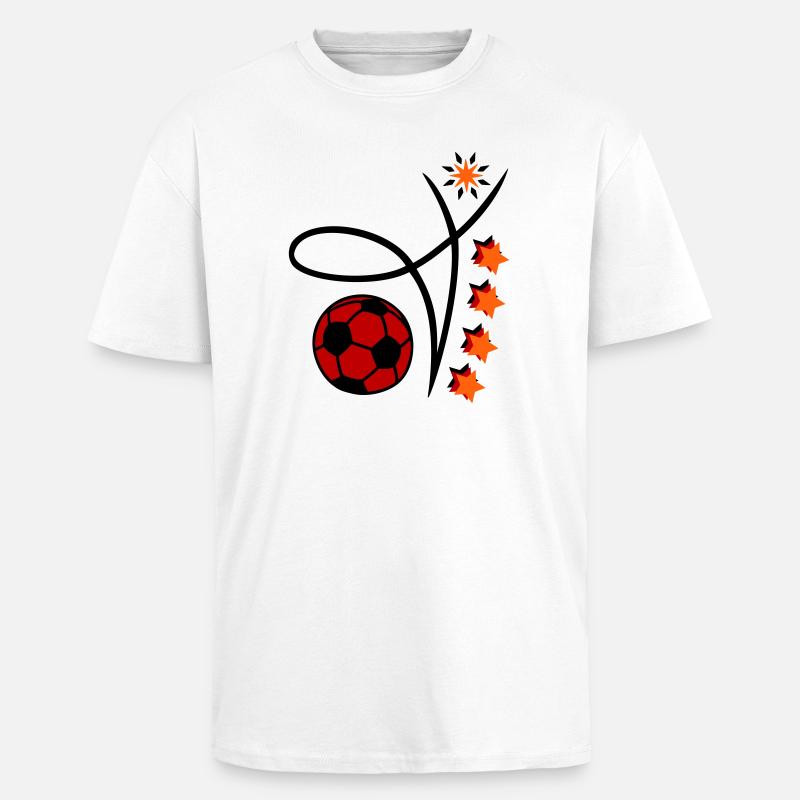 Fußball Event - Oversized Heavyweight Unisex T-Shirt - Weiß