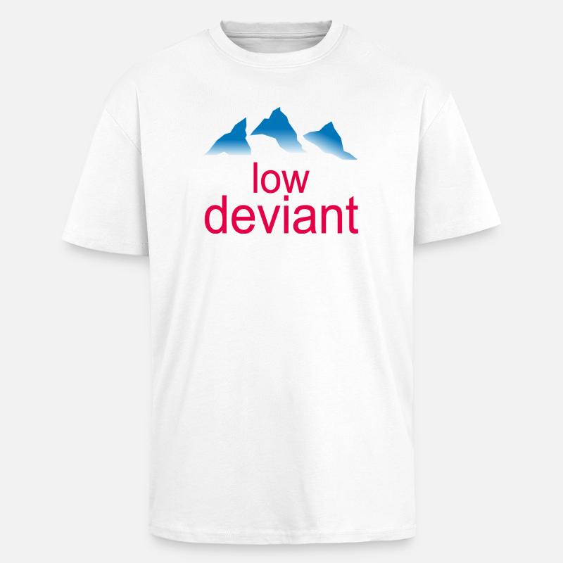 Low Deviant - Oversized Heavyweight Unisex T-Shirt - Weiß