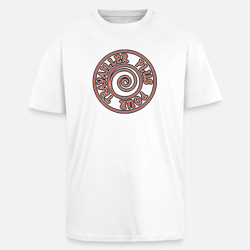 Wertarbeit - Oversized Heavyweight Unisex T-Shirt - Weiß