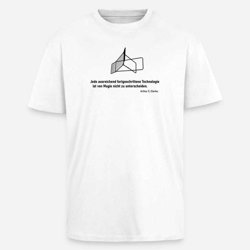 Technologie Wäscheständer - Oversized Heavyweight Unisex T-Shirt - Weiß