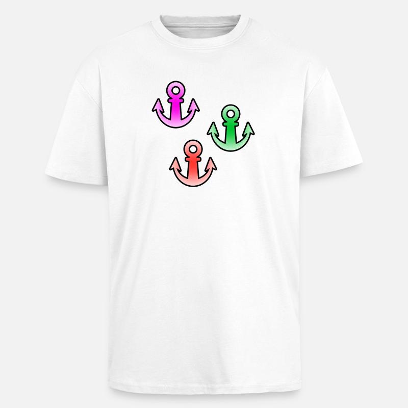 Voile - T-shirt unisexe oversize épais - blanc