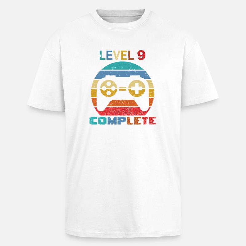 level 9 complete - Oversized Heavyweight Unisex T-Shirt - Weiß
