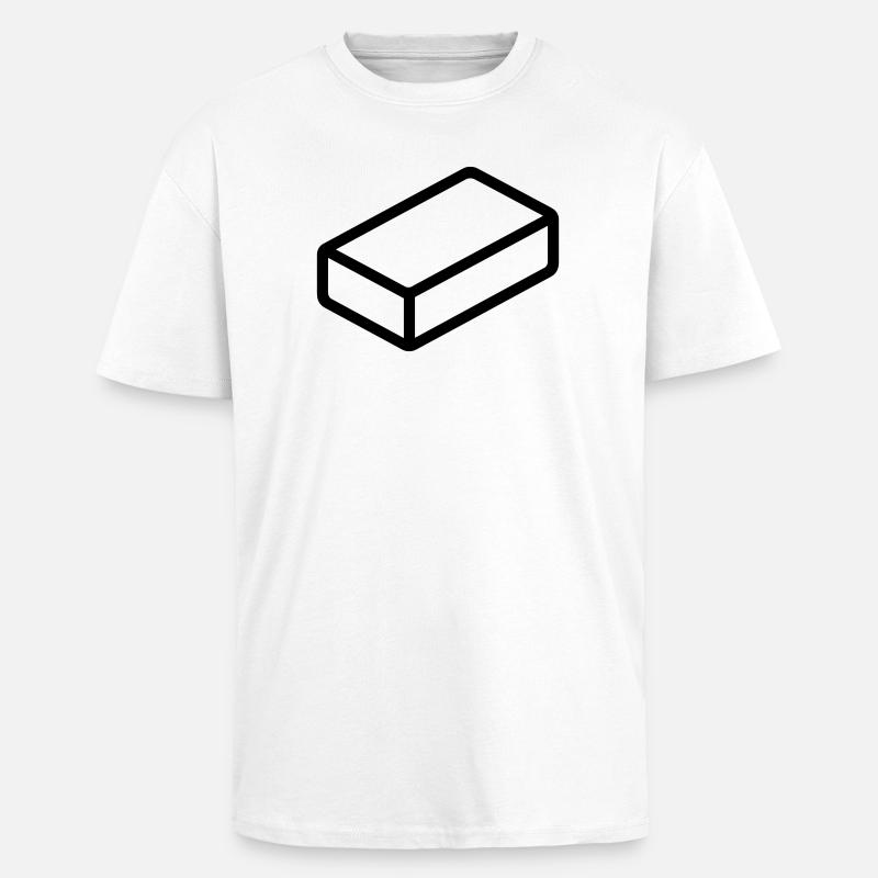 Ziegel - Oversized Heavyweight Unisex T-Shirt - Weiß